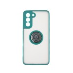 Capac Protectie Spate Colectia Soft Shape With Ring Pentru Samsung Galaxy S21 Fe - Verde