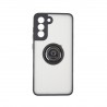 Capac Protectie Spate Colectia Soft Shape With Ring Pentru Samsung Galaxy S21 Fe - Negru