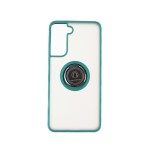 Capac Protectie Spate Colectia Soft Shape With Ring Pentru Samsung Galaxy S21 - Verde