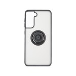 Capac Protectie Spate Colectia Soft Shape With Ring Pentru Samsung Galaxy S21 - Negru