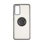 Capac Protectie Spate Colectia Soft Shape With Ring Pentru Samsung Galaxy S20 Fe - Negru