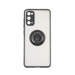 Capac Protectie Spate Colectia Soft Shape With Ring Pentru Samsung Galaxy S20 - Negru