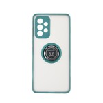 Capac Protectie Spate Colectia Soft Shape With Ring Pentru Samsung Galaxy A52/a52s - Verde