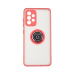 Capac Protectie Spate Colectia Soft Shape With Ring Pentru Samsung Galaxy A52/a52s - Rosu