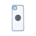 Capac Protectie Spate Colectia Soft Shape With Ring Pentru Samsung Galaxy A22 5G - Albastru