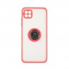 Capac Protectie Spate Colectia Soft Shape With Ring Pentru Samsung Galaxy A22 5G - Rosu