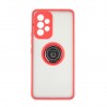 Capac Protectie Spate Colectia Soft Shape With Ring Pentru Samsung Galaxy A53 5G - Rosu