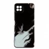 Capac Protectie Spate Colectia Soft Waves Pentru Samsung Galaxy A22 5G - Negru