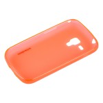 Capac Spate tpu portocalie pentru Samsung Galaxy trend Plus