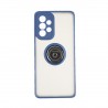 Capac Protectie Spate Colectia Soft Shape With Ring Pentru Samsung Galaxy A33 5G - Albastru