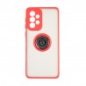 Capac Protectie Spate Colectia Soft Shape With Ring Pentru Samsung Galaxy A33 5G - Rosu
