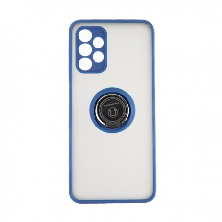 Capac Protectie Spate Colectia Soft Shape With Ring Pentru Samsung Galaxy A13 4G - Albastru