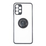 Capac Protectie Spate Colectia Soft Shape With Ring Pentru Samsung Galaxy A13 4G - Negru