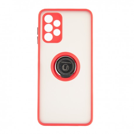 Capac Protectie Spate Colectia Soft Shape With Ring Pentru Samsung Galaxy A13 4G - Rosu