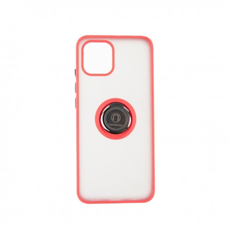 Capac Protectie Spate Colectia Soft Shape With Ring Pentru Samsung Galaxy A03 4G - Rosu