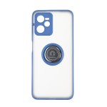 Capac Protectie Spate Colectia Soft Shape With Ring Pentru Realme C35 - Albastru