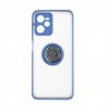 Capac Protectie Spate Colectia Soft Shape With Ring Pentru Realme C35 - Albastru
