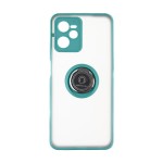 Capac Protectie Spate Colectia Soft Shape With Ring Pentru Realme C35 - Verde