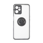 Capac Protectie Spate Colectia Soft Shape With Ring Pentru Realme C35 - Negru