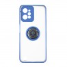 Capac Protectie Spate Colectia Soft Shape With Ring Pentru Realme C31 - Albastru