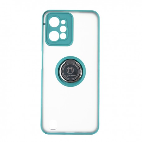 Capac Protectie Spate Colectia Soft Shape With Ring Pentru Realme C31 - Verde