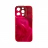 Capac Protectie Spate Colectia Soft Waves Pentru iPhone 14 Pro - Rosu