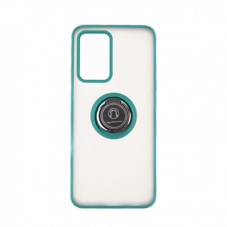 Capac Protectie Spate Colectia Soft Shape With Ring Pentru Oppo Reno 7 5G - Verde