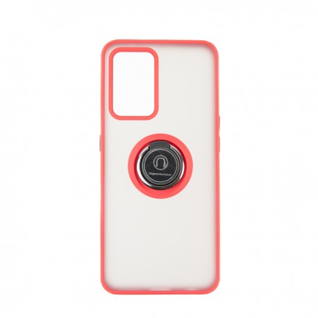 Capac Protectie Spate Colectia Soft Shape With Ring Pentru Oppo Reno 7 5G - Rosu