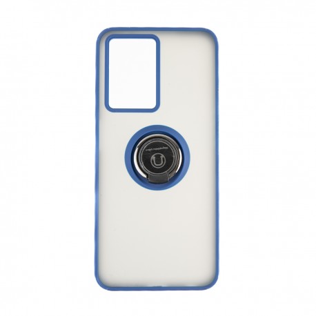 Capac Protectie Spate Colectia Soft Shape With Ring Pentru Oppo A77 5G - Albastru