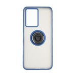 Capac Protectie Spate Colectia Soft Shape With Ring Pentru Oppo A77 5G - Albastru