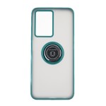 Capac Protectie Spate Colectia Soft Shape With Ring Pentru Oppo A77 5G - Verde