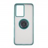 Capac Protectie Spate Colectia Soft Shape With Ring Pentru Oppo A77 5G - Verde