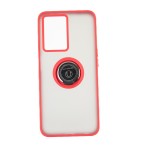 Capac Protectie Spate Colectia Soft Shape With Ring Pentru Oppo A77 5G - Rosu
