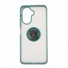 Capac Protectie Spate Colectia Soft Shape With Ring Pentru Huawei Nova Y70 - Verde
