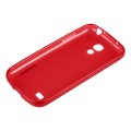 Capac Protectie Spate Mobiama TPU cu Folie de Protectie Inclusa pentru Samsung Galaxy S4 Mini - Visiniu