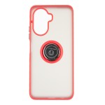 Capac Protectie Spate Colectia Soft Shape With Ring Pentru Huawei Nova Y70 - Rosu