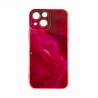 Capac Protectie Spate Colectia Soft Waves Pentru iPhone 13 Mini - Rosu