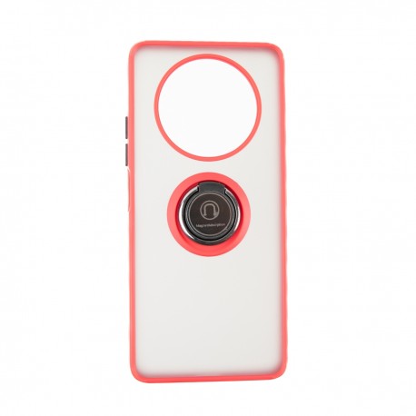 Capac Protectie Spate Colectia Soft Shape With Ring Pentru Honor 4 Magic Lite - Rosu