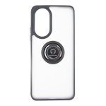 Capac Protectie Spate Colectia Soft Shape With Ring Pentru Honor X7 4G - Negru