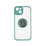 Capac Protectie Spate Colectia Soft Shape With Ring Pentru iPhone 14 - Verde