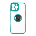 Capac Protectie Spate Colectia Soft Shape With Ring Pentru iPhone 13 Pro Max - Verde