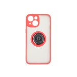 Capac Protectie Spate Colectia Soft Shape With Ring Pentru iPhone 13 Mini - Rosu