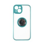 Capac Protectie Spate Colectia Soft Shape With Ring Pentru iPhone 13 - Verde