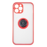 Capac Protectie Spate Colectia Soft Shape With Ring Pentru iPhone 12 Pro Max - Rosu