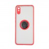 Capac Protectie Spate Colectia Soft Shape With Ring Pentru Xiaomi Redmi 9a/9at - Rosu
