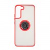 Capac Protectie Spate Colectia Soft Shape With Ring Pentru Samsung Galaxy S22 Plus - Rosu