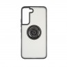 Capac Protectie Spate Colectia Soft Shape With Ring Pentru Samsung Galaxy S22 - Negru