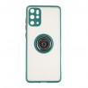 Capac Protectie Spate Colectia Soft Shape With Ring Pentru Samsung Galaxy S20 Plus - Verde