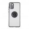 Capac Protectie Spate Colectia Soft Shape With Ring Pentru Samsung Galaxy S20 Plus - Negru
