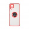 Capac Protectie Spate Colectia Soft Shape With Ring Pentru Samsung Galaxy A12 - Rosu